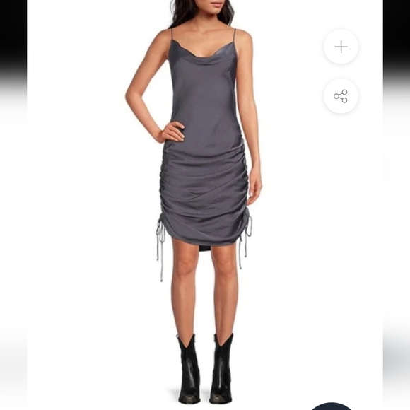 FREE PEOPLE Satin dress NWT - Picture 8 of 15